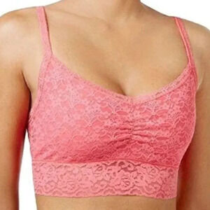 Jenni Lace Racerback Bralette Wire Free SMALL‎ Chai Pink NWT